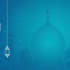 انیمیشن پسزمینه ویژه ماه رمضان؛ ویدیوی استوک با نمای شبانه از فانوس عربی و سایه مسجد