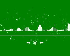 دانلود فوتیج پرده سبز : اکولایزر خطی به همراه لودینگ فیلم