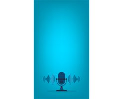 ویدیوی استوک پادکست صدا موج صوتی HD