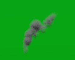 ویدیوی استوک 4K از افکت دود آتش روی پس‌زمینه صفحه سبز