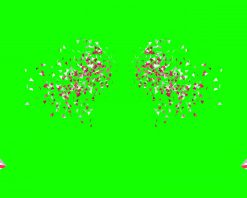 انیمیشن مهمانی پاپ. انفجار رنگارنگ و متحرک پولک‌های رنگی. ویدیوی استوک HD