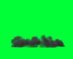 ویدیوی استوک HD از انفجار و دود سیاه شامل ۴ کلیپ جدا شده بر روی پس زمینه صفحه نمایش سبز