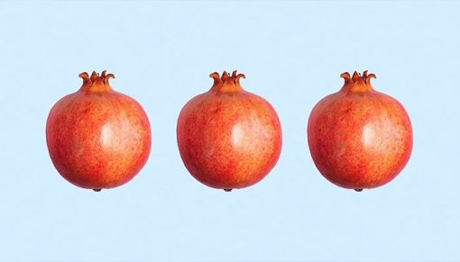 mrmiix.com_Three red ripe pomegranates