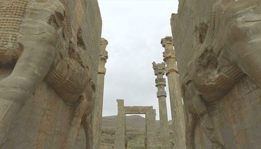 mrmiix.com_Walking around Persepolis, Iran stock video