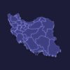 نقشه سیاسی متحرک سه‌بعدی با نمای کلی ایران (IranOutline) با کیفیت 4K