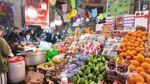 فوتیج بازار تجریش و مردم