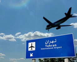 mrmiix.com_Airplane landing at Tehran Iran