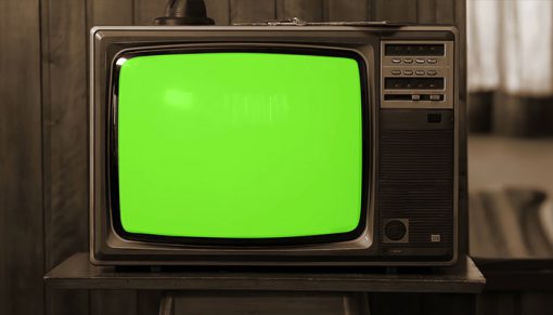 mrmiix.com_Vintage Television Set Green