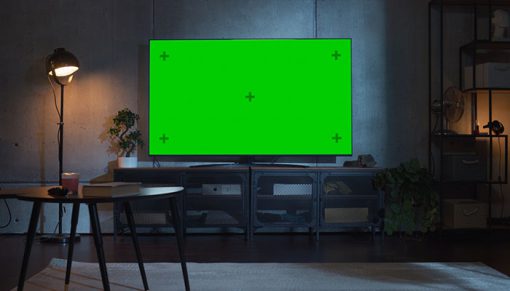 mrmiix.com_TV Set with Green Screen