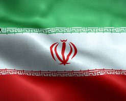 mrmiix.com_ Iran flag with black ribbon