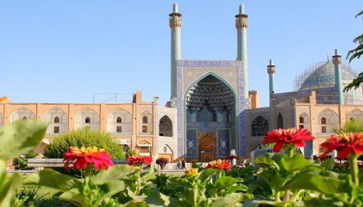 mrmiix.com_(Jame Mosque Of Isfahan) with garden