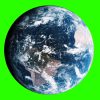 فوتیج زمین در حال چرخش