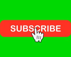 انیمیشن کلیک کردن روی دکمه عضویت و زنگوله اعلان. ویدیوی استوک 4K