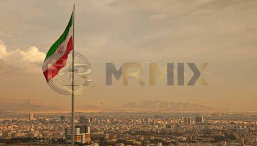 mrmiix.com_Iran Flag in the Wind