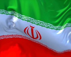 mrmiix.com_Iran Flag Waving in Wind Slow Motion
