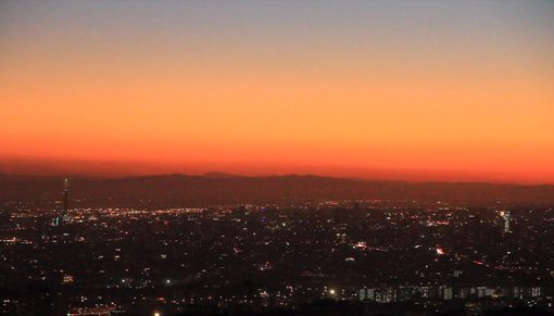 mrmiix.com_Sunset over Tehran city