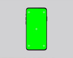 mrmiix.com_Smartphone With Blank Green Screen