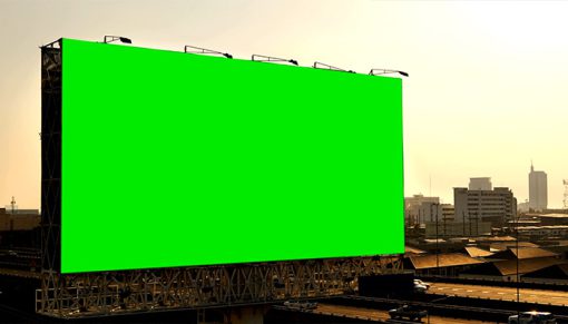 mrmiix.com_Green screen of advertising billboard