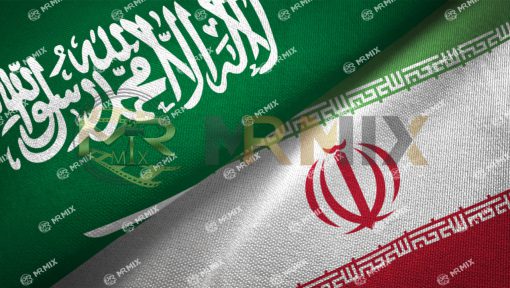 mrmiix.com_Iran and Saudi Arabia two flags