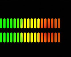 mrmiix.com_Close up, audio spectrum line waveform animation