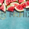 mrmiix.com_Flat lay Watermelon slice stock photo