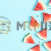 mrmiix.com_Red watermelon on blue background