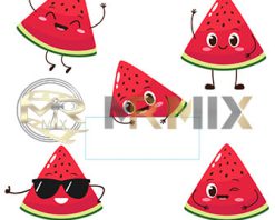 mrmiix.com_Watermelon slice character
