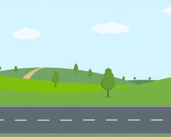 mrmiix.com_Country road seamless loop animation