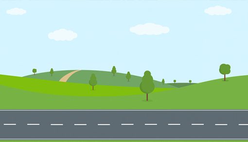 mrmiix.com_Country road seamless loop animation