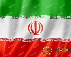 mrmiix.com_Iran flag, three dimensional render