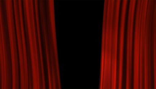 mrmiix.com_Red Curtains Open with Spotlights