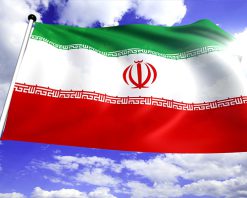 mrmiix.com_Iranian flag with fabric