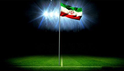 mrmiix.com_Iran national flag waving on flagpole