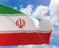 mrmiix.com_rendering of Iran flag waving
