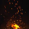 mrmiix.com_Fire sparks from campfire